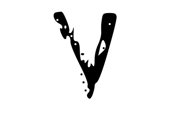 Decaying Rotten Mono Letter V: A Designer's Honest Take