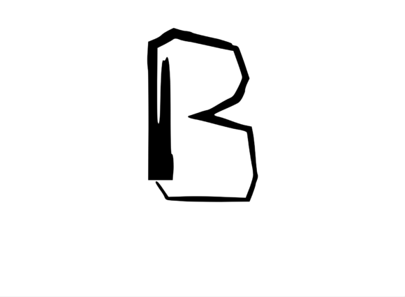 High Tek Grunge Mono Letter B Review