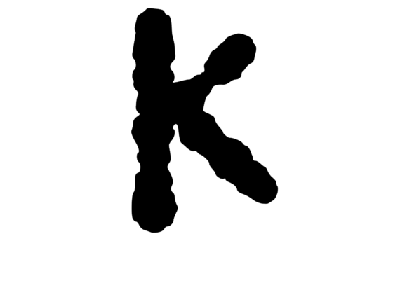 Ink Blot Stain Mono Letter K: A Designer's Review