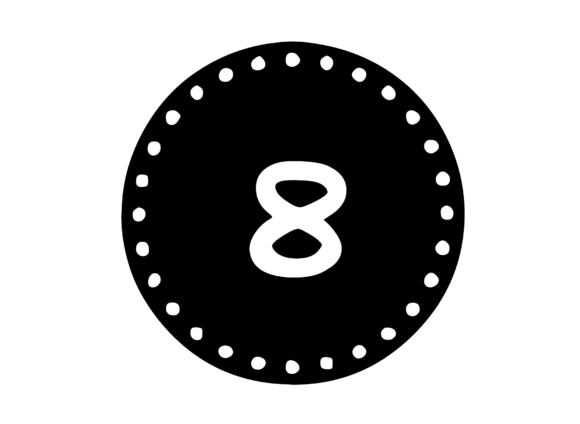 Mono Minted Gold Coin Number SVG 8 Review
