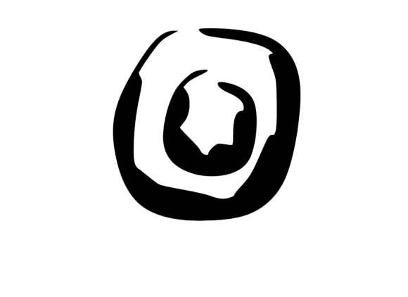 Rounded Fat Marker Pen Mono Number 0